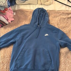 Nike Blue Sweater with Classic Swoosh